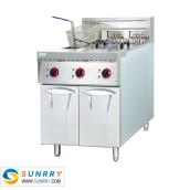Electric 3-Tank Fryer With timer