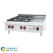 Stainless Steel Gas Range and Griddle