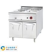 Stainless Steel Gas Bain Marie With Cabinet