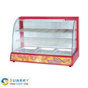Electric Curved Glass Warming Showcase